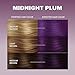 Splat | Midnight Complete Kit | Hair Dye | Semi-Permanent | Long Lasting | Vegan and Cruelty-Free (Midnight Plum)