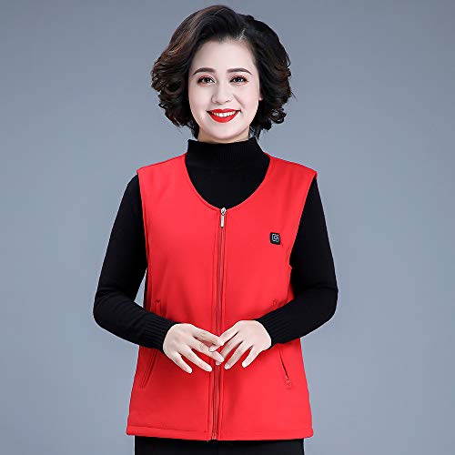 Colete de aquecimento, Andoer Colete termoelétrico de malha de algodão puro inteligente USB masculin