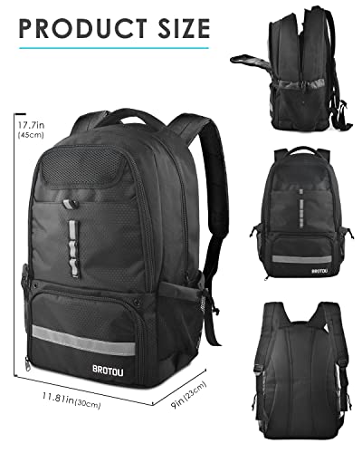 image for BROTOU Basketball Backpack, Large Basketball Bag with Shoes and Ball C