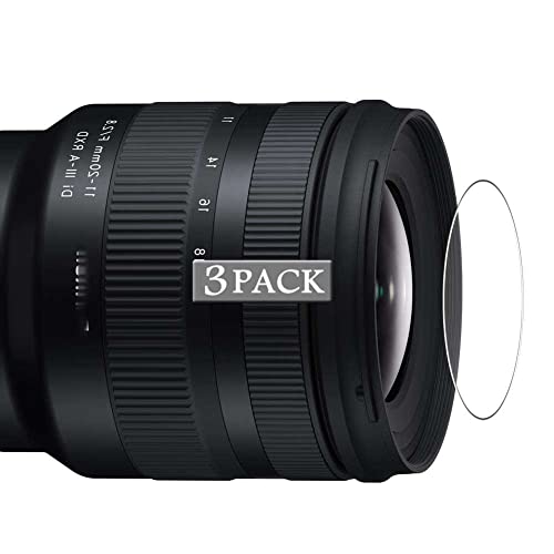 Vaxson 3-Pack Screen Protector, compatible with TAMRON 11-20mm F/2.8 Di III-A RXD (Model B060) TPU Film Protectors Sticker [ Not Tempered Glass ]
