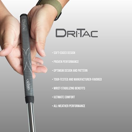 Winn DriTac Medallist Pistol Putter Grip – Soft & Firm
