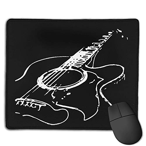 Preisvergleich Produktbild Acoustic Guitar Locking Mouse Pad Anti-Slip Soft Gaming Rubber Mousepads