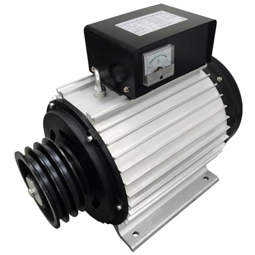 EQCOTWEA 15KW Permanent Magnet Motor Generators Rare Earth Brushless AC Motor Generator Variable Frequency Generator Small Frequency Conversion for Energy Saving Motors REPMSG 220V 60HZ