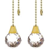 Ceiling Fan Pull Chain Chain Extender Extension for Ceiling Light Fan Chain 12 Inches Prism Ball Pen