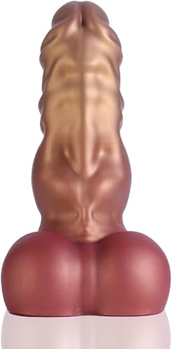 Consolador anal de fantasía de 5 pulgadas Aurogen, Consolador anal de silicona platino de 1.3 pulgadas de diámetro, juguetes sexuales para adultos,