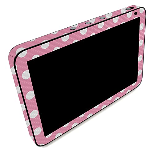 Image of MightySkins Carbon Fiber Skin Compatible with Amazon Echo Show 8 (Gen 2) - Mini Dots | Protective, Durable Textured Carbon Fiber Finish | Easy to Apply | Made in The USA