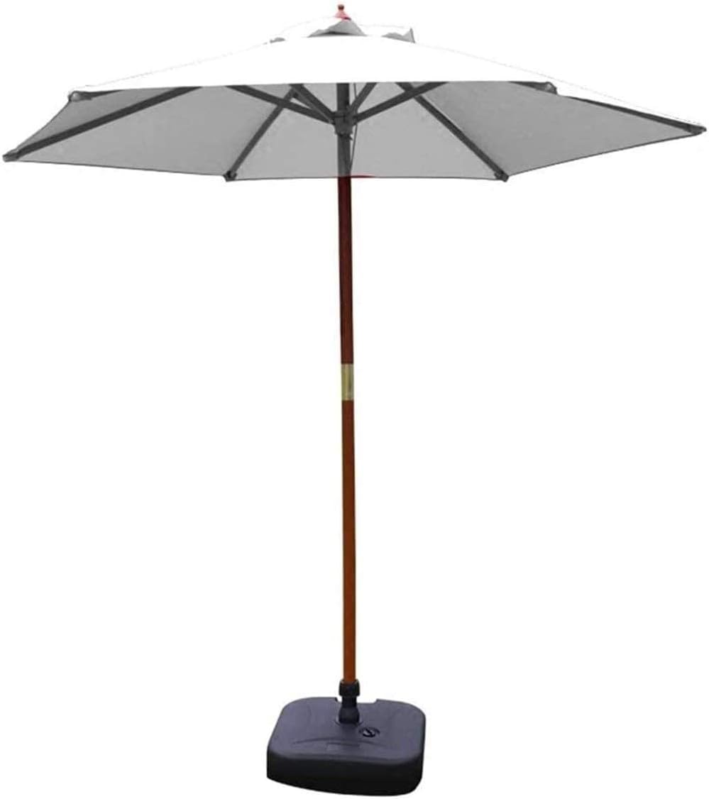 LSLYTQ Outdoor Garden Parasols 7ft Parasols Patio Umbrella Outdoor Garden Table Umbrella, Yard Camping Pool Umbrella with Solid Wood Bracket good