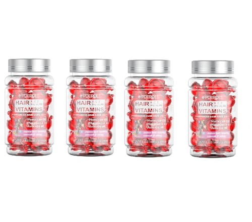 Hair Serum with Argan, Avocado & Macadamia Oils, Plus Vitamins A, C, E & B5, 200 Capsules