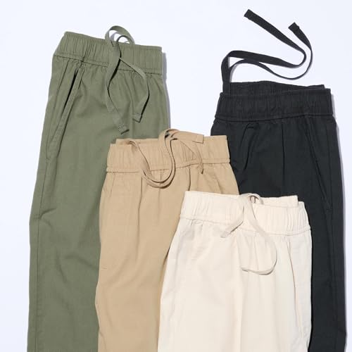 Image of Alan Jones Clothing Womens Mid Rise Cotton Relaxed Ankle Pants | 100% Cotton