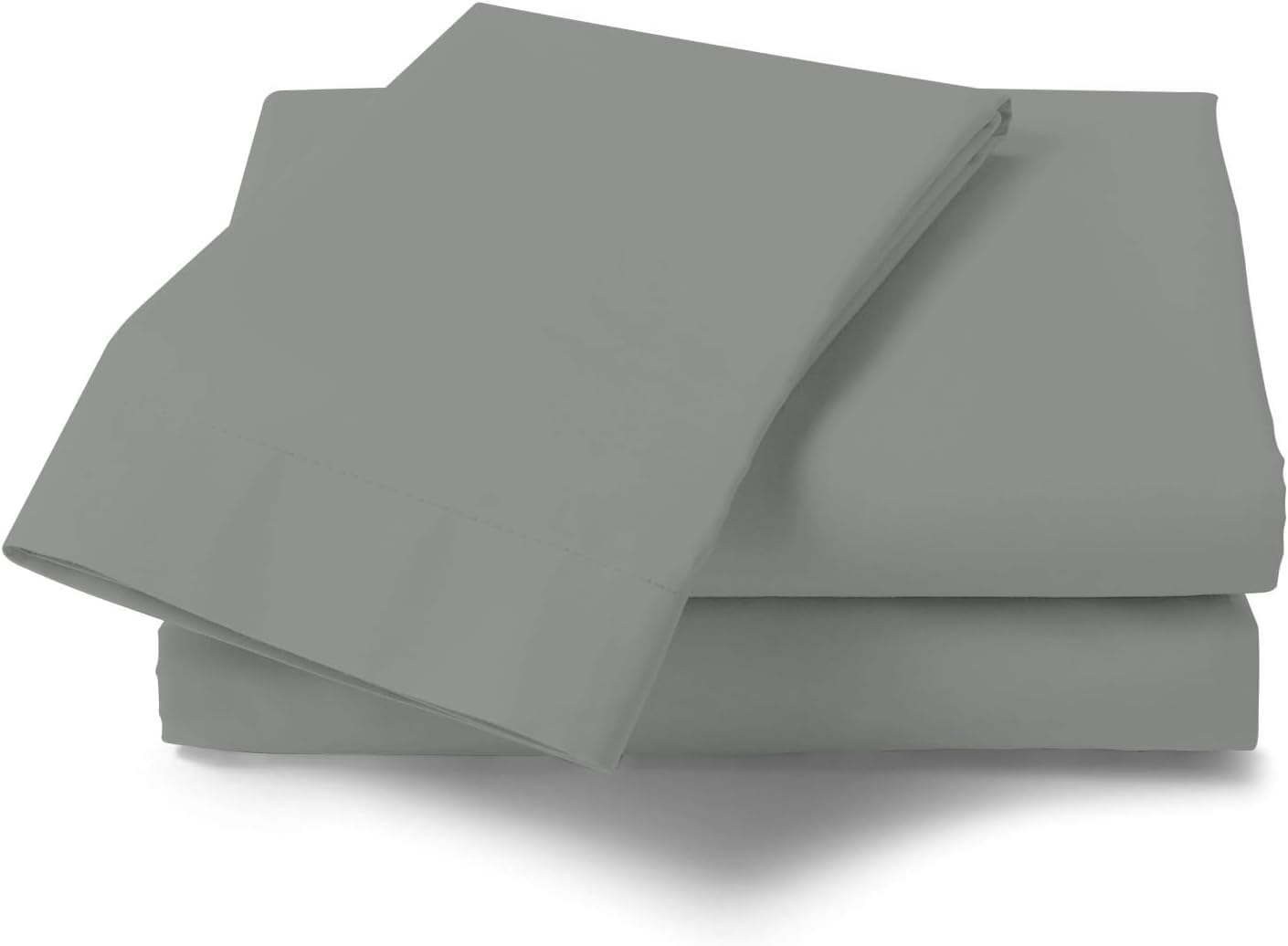 Gc Gaveno Cavailia Charcoal Percale Flat Sheet, Single Size