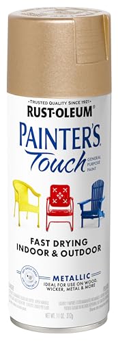 Rust-Oleum Painter's Touch General Purpose Spray Paint, 11 oz, Metallic Gold