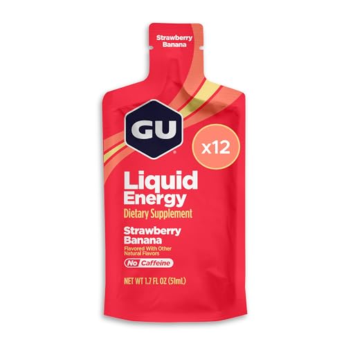 GU Energy Liquid Energy Gel with Complex Carbohydrates, Vegan, Gluten-Free,