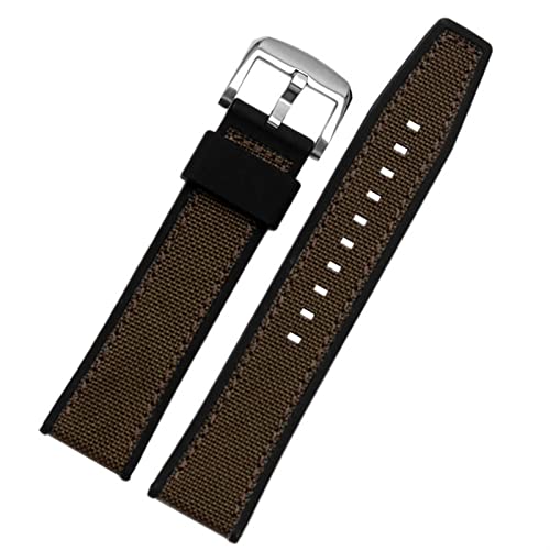 Bracelet sportif étanche KLVN 22 mm cuir noir marron pour SRPE79K1 et SRPD76K1