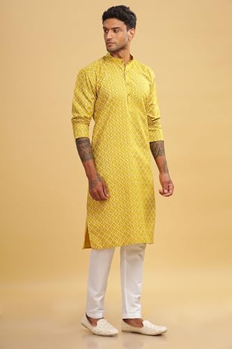 Image of BE ACTIVE Cotton | Traditional and Elegant Look | Indian Kurta for Men | Full Sleeve Kurta