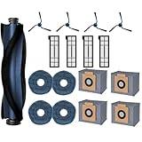 エッジクリン アンカー Eufy X10 Pro Omni 用 ユーフィ 消耗品 互換品 ロボット掃除機 アクセサリー フィルター 紙パック ブラシ モップ 消耗品セット ロボット掃除機交換パーツキット １７点セット [並行輸入品]