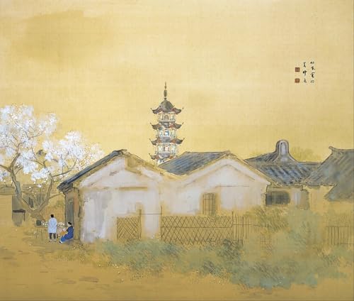 Impression sur toile Takeuchi Seiho pour créer une ambiance zen dans votre salon