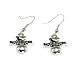 Hot Topic I Love Baseball Nickel Free Silver Dangle Earring for Women Teen Girl Mom Gift Fan Team League