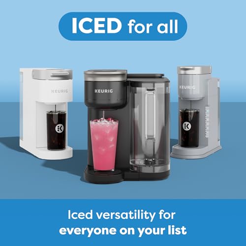 Keurig K-Iced Coffee Maker, Single Serve K-Cup Pod Iced Coffee Maker, With Hot and Cold Coffee Capabilities, Brews Any K-Cup Pod, Gray - image 8