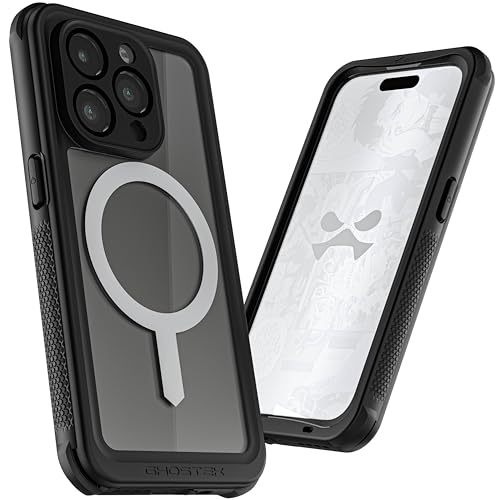 Ghostek Nautical Waterproof Apple iPhone 15 Pro Case with Holster Belt Clip, Screen & Camera Protector, MagSafe Compatible - Image 2