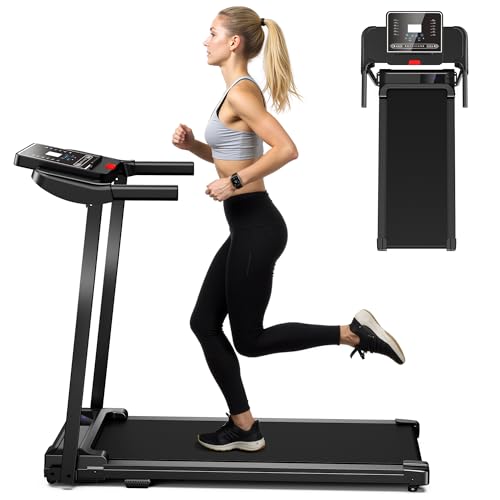 Laufband für Zuhause Walking Pad - Laufbänder Schreibtisch Foldable Treadmill for Home Klappbar Laufbänder Elektrisches Büro Laufpad Leise Klein 10Km/h Tretmühle Klappbares Kleines