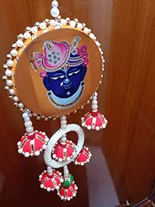 Morvi UV Textured Shrernath Ji Hanging for Home Decor,Diwali Decor ,Wedding and All Festival Decor