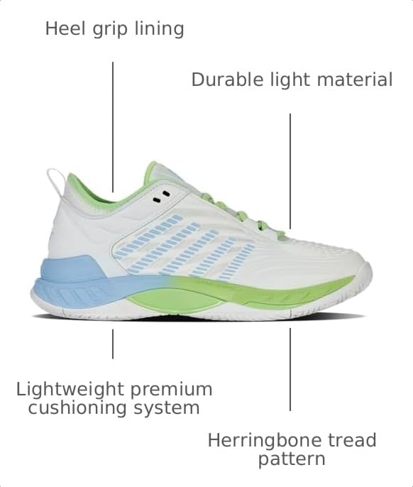 Image of K-Swiss Men's Hypercourt Supreme 2 Tennis Shoe