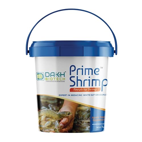 Image of Prime Shrimp 1kg Aquaculture Feed Supplement for Shrimp & Fish Farming | Improves Growth Rate, Gut Health & Feed Conversion | Helps Control White Gut, Vibrio & EMS | Probiotic Enzyme Formula