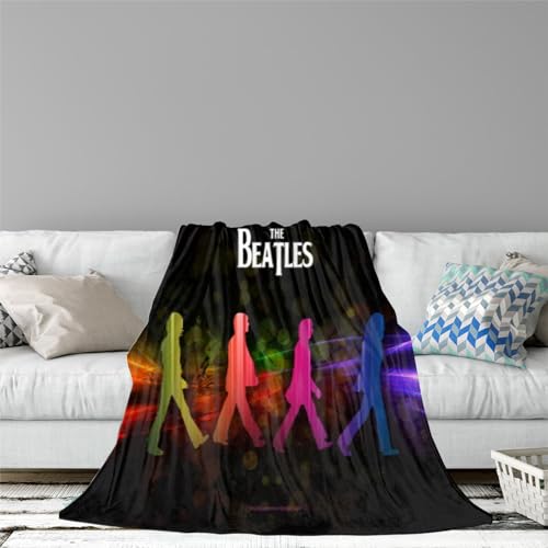 CHEWYZ Couverture Polaire en Flanelle à Motif 3D The Beatles, Couverture Chaude et Douce en Peluche pour bébé et Enfant, Couverture Polaire en Microfibre 100% Polyester 150x200cm - Les Beatles, Paul McCartney, John Lennon, RIngo Starr, George Harrison CHEWYZ Couverture Polaire en Flanelle à Motif 3D The Beatles, Couverture Chaude et Douce en Peluche pour bébé et Enfant, Couverture Polaire en Microfibre 100% Polyester 150x200cm – Image 8