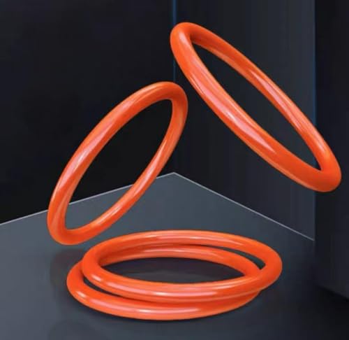 Joint rouge silicone 350mm résistant fuite VMQ rondelle 5mm