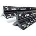 Architect Scale and Engineer Scale Set - Two Aluminum Rulers with Velvet Bags(12" Imperial Scale)