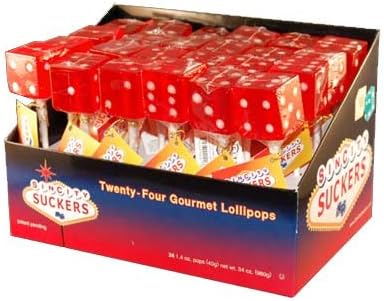 Sin CityCherry Dice Lollipops