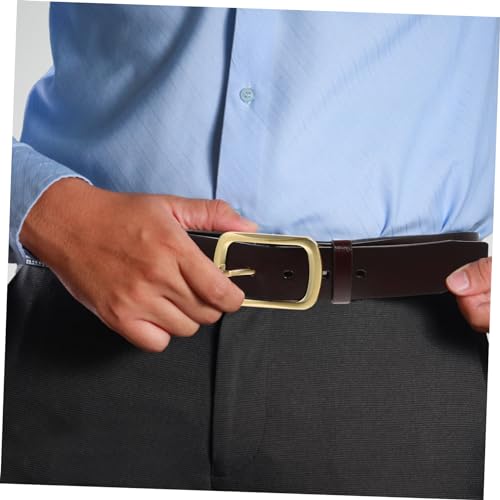 Men Brown Vintage Belt for Jeans Retro Style Casual Pants Belt for Men for Daily Wear and Business Attire2