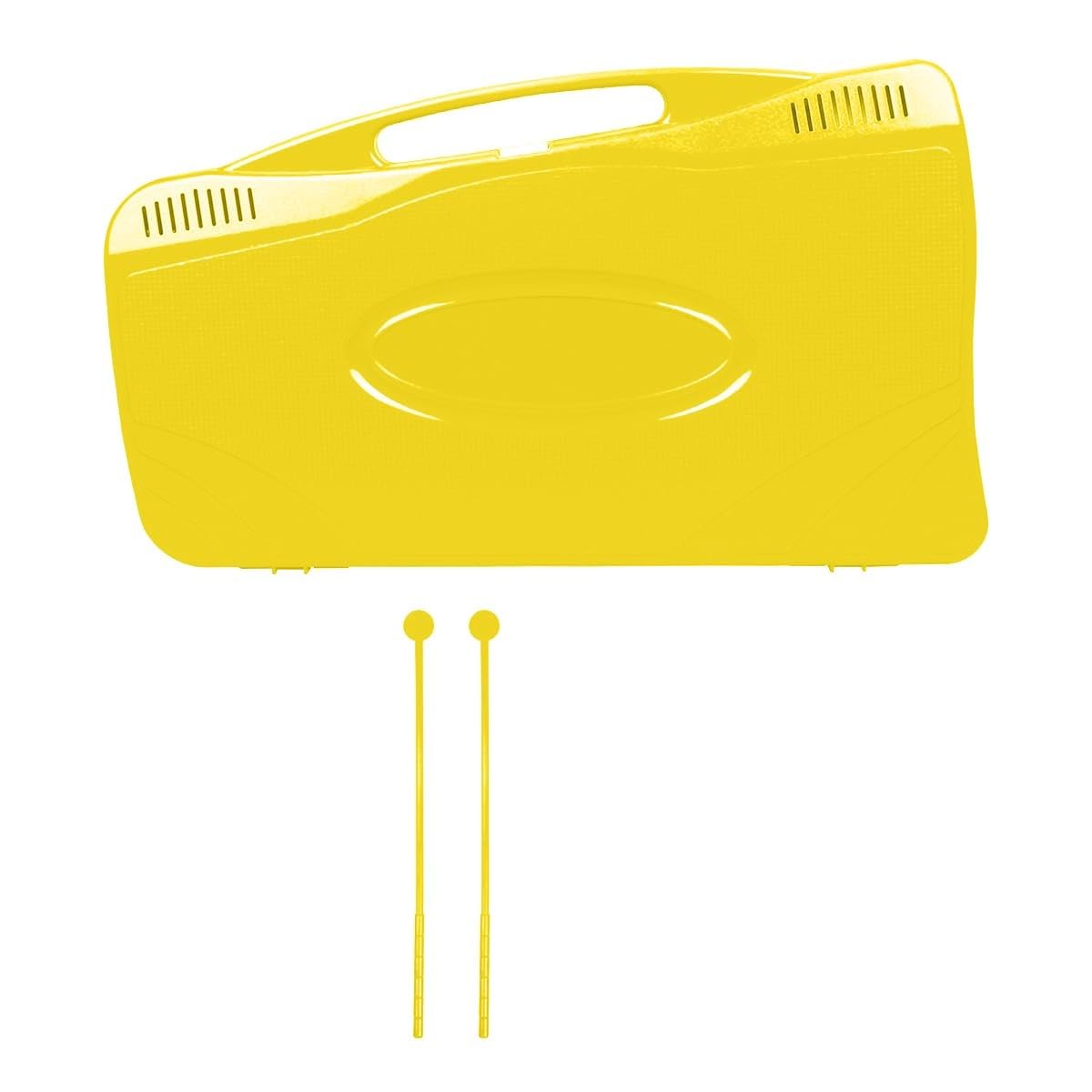 Xilófono Glockenspiel Metalófono 25 Teclas Metálicas Angel AG-25N3 con Estuche Amarillo (amarillo)