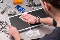 3M Dual Lock SJ354B, wiederlösbares Befestigungssystem - starke, wiederlösbare Verbindung von Kunststoffen (Polypropylen, Polyethylen), kritischen Lacken - 25mm x 2.5m, Dicke: 5.7mm (1-er Pack) – Ansicht 5