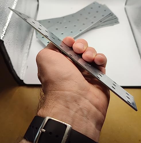 Piastra di giunzione piatta in acciaio zincato