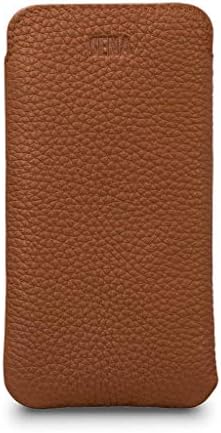 UltraSlim Classic, Leather Sleeve Case Compatible with iPhone 12 (Tan, iPhone 12 Pro Max)