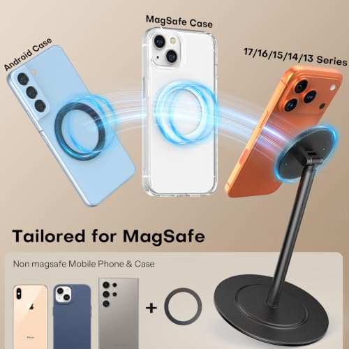 OMOTON MS06 [Sturdy Height Adjust] Magnetic Cell Phone Stand for MagSafe - image 6