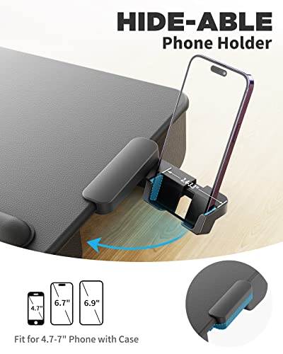 Saiji Laptop Lap Desk, Portable Laptop Desk For Bed - Fits Up To 17" Laptop & Macbook,Lightweight Tray Table With Storage Drawer, Lap Desk With Cushion, Lap Computer Desk For Laptop #TOP2