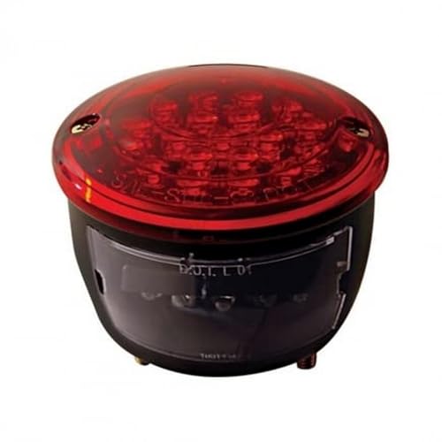 UNITED PACIFIC 38474B Brake/Tail/Turn Signal Light, LH, 19 LED Stud Mount, with License Light