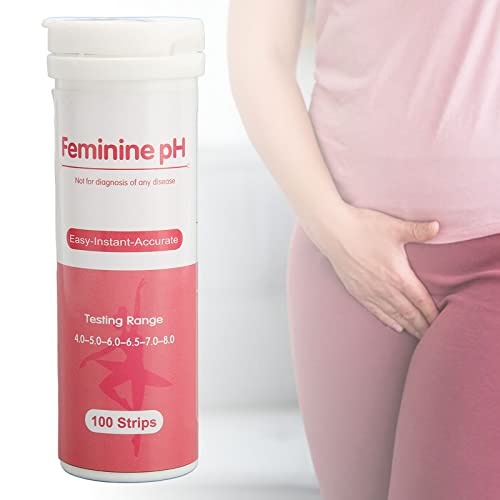 100 Stück Einweg-PH-Teststreifen für Vaginale Gesundheit, Weiblicher PH-Test für Vaginale Gesundheit, Vaginaler PH-Gleichgewichtstest, Intimgesundheit, Verhindert Infektionen,