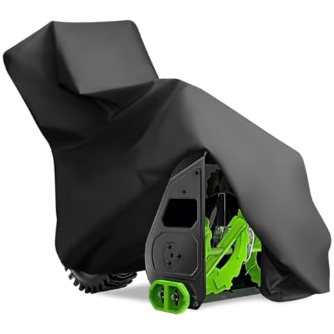 Snow Blower Cover Heavy Duty Snowblower Covers Waterproof Outdoor Snow Thrower Protection Cover for 21, 24, 26, 28, 30 inch Two-Stage Gas Snowblower Cover