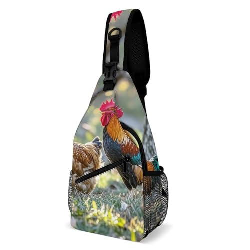 Mochila de hombro para gallina mochila de viaje y senderismo unisex