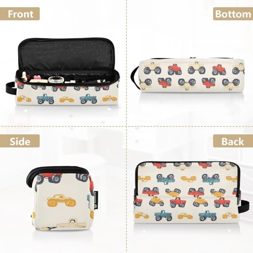 Bolso organizador de viaje resistente al calor para herramientas de cabello Monster Design Marble miniatura 5
