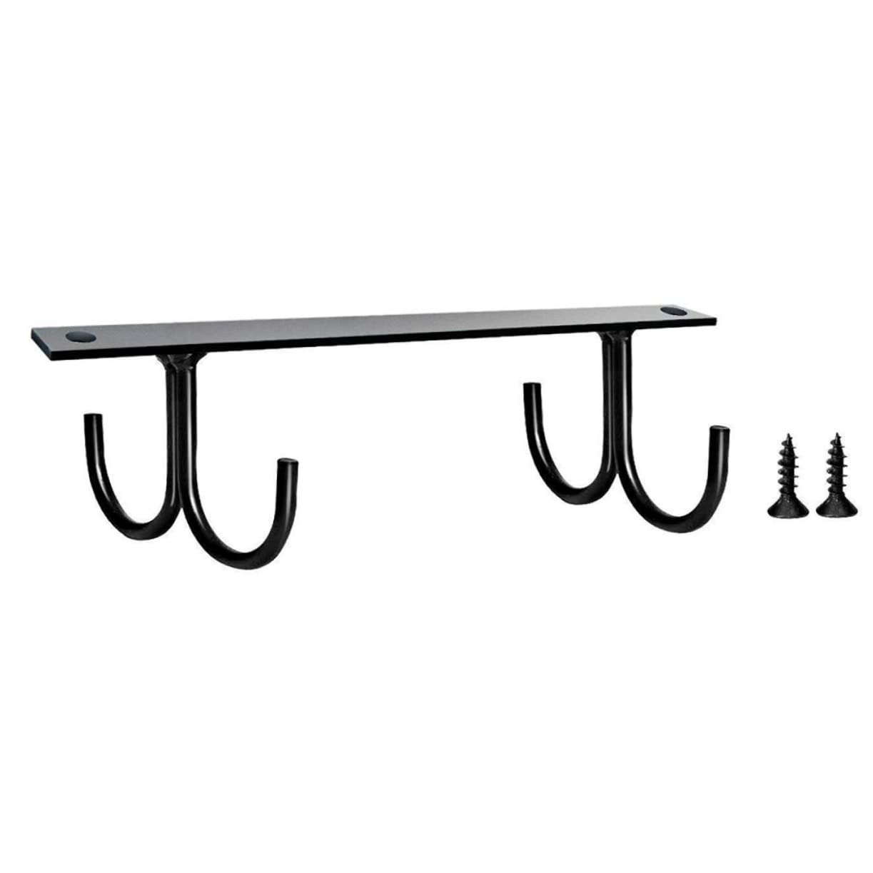 PRETYZOOM 1 Set Mug Hook Cup Display Hanging Rack Organizer Under Shelf Cup Holder with Screws Simple Kitchen Mug Storage for Easy Installation and Maximum Stability