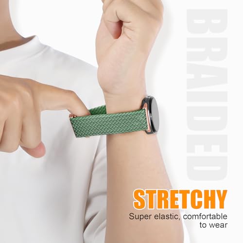 Image of BXUXOHS Magnetic Nylon Bands for Samsung Galaxy Watch 8 Band /Galaxy Watch 8 Classic,Braided Elastic Fabric No Gap Sport Strap for Galaxy Watch 8 /8 Classic 40mm 44mm 46mm men /women