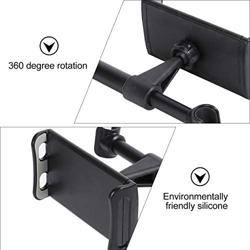 Hemobllo Suporte para encosto de cabeça de carro, tablet, suporte para encosto de cabeça, suporte un