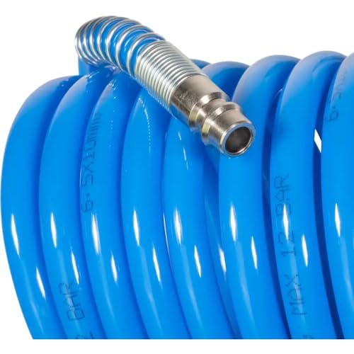 Güde DL-Spiralschlauch 5 mm/5 m (für Druckluft-Kompressoren bis max. 11 bar, Schnellkupplung und Stecknippel… – Ansicht 3