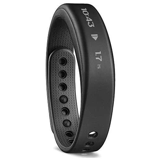 Garmin VivoSmart - Pulsera con Monitor de Actividad, Color Negro, Talla L