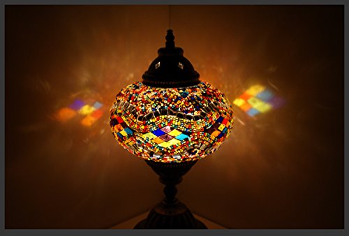 Mosaiklampe orientalisch Mosaik - Tischlampe L Stehlampe mosaiclamp BUNT Samarkand-Lights – Bild 3