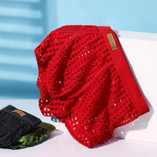 Arjen Kroos Sexy Underwear for Men Pack Breathable Mesh Trunks Boxer Briefs3